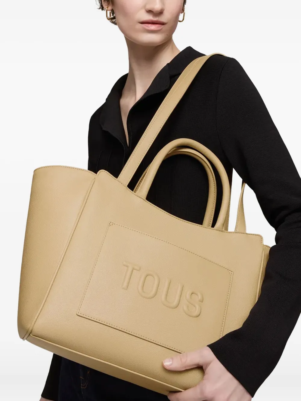 TOUS Brenda embossed-logo tote bag - Beige