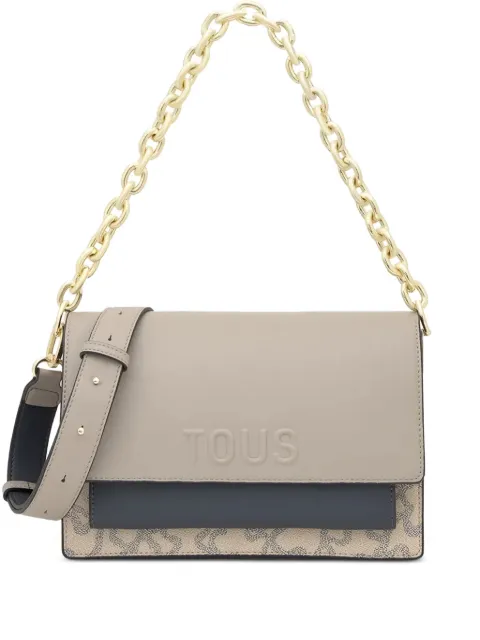 TOUS chain-strap embossed-logo shoulder bag