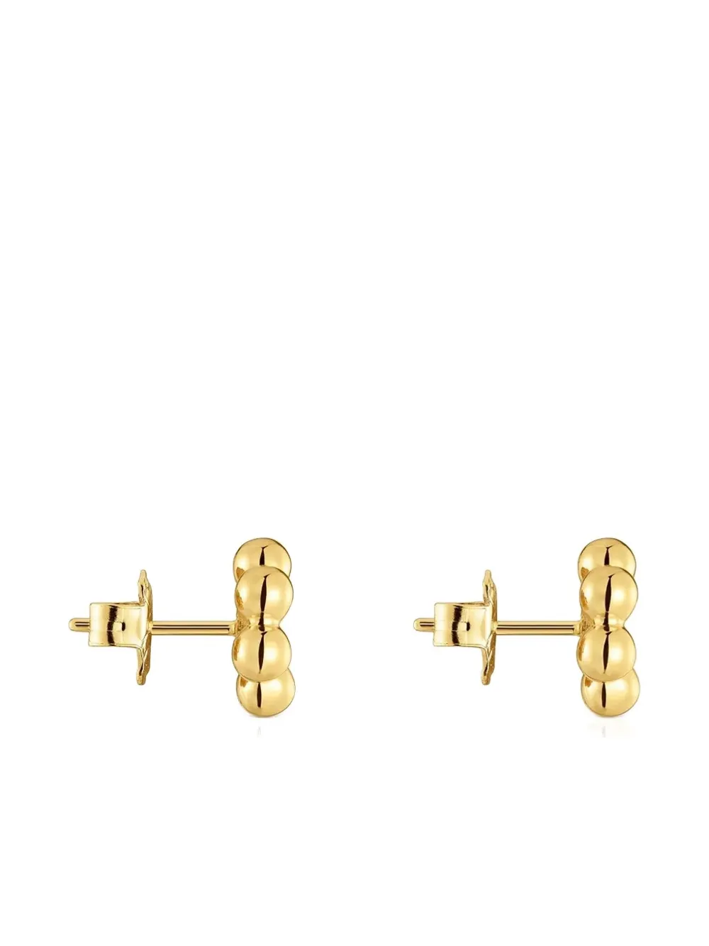 Tous Sugar Party Flower-embellished Stud Earrings In Gold