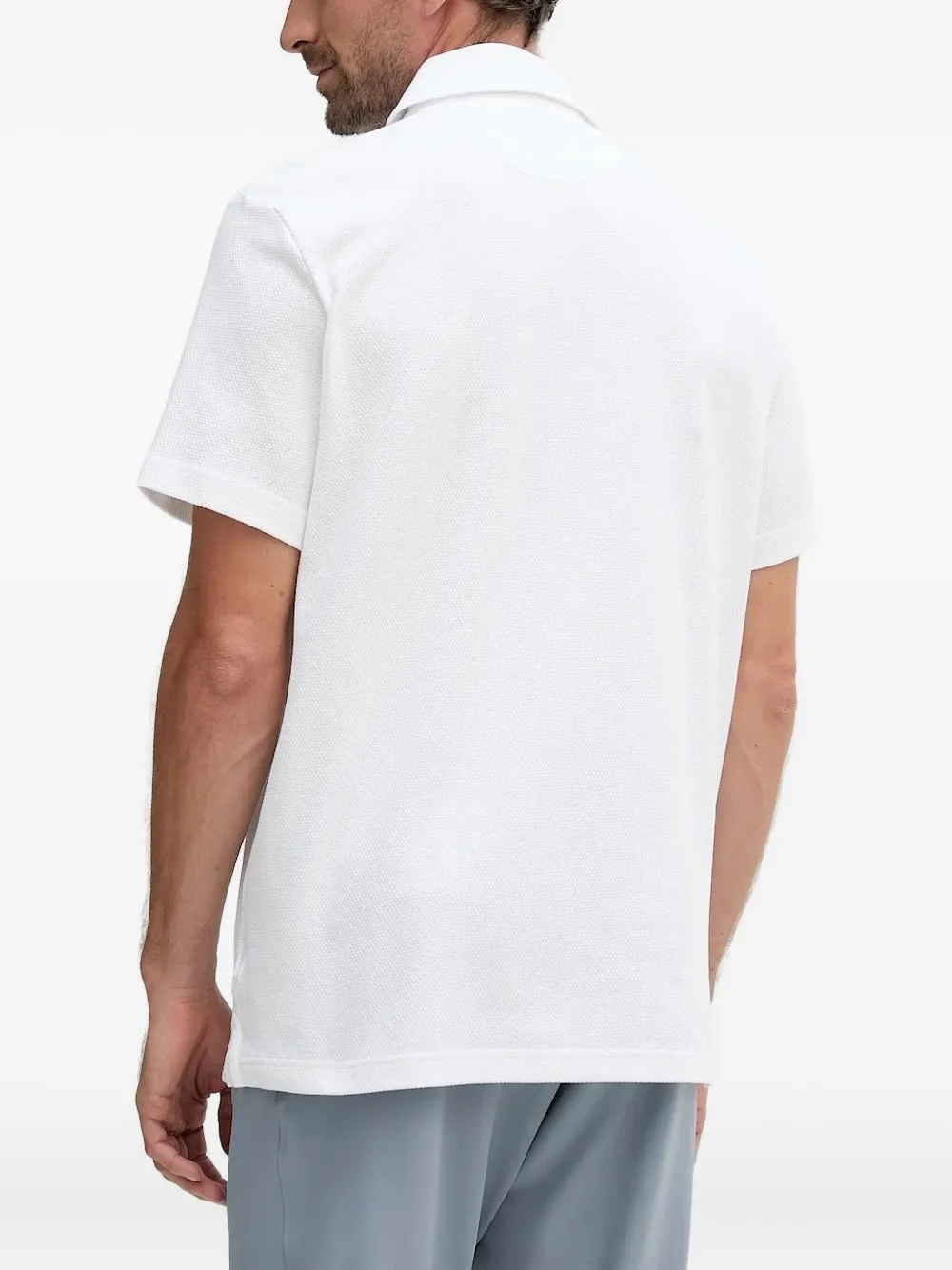 Michael Kors Poloshirt met textuur - Wit