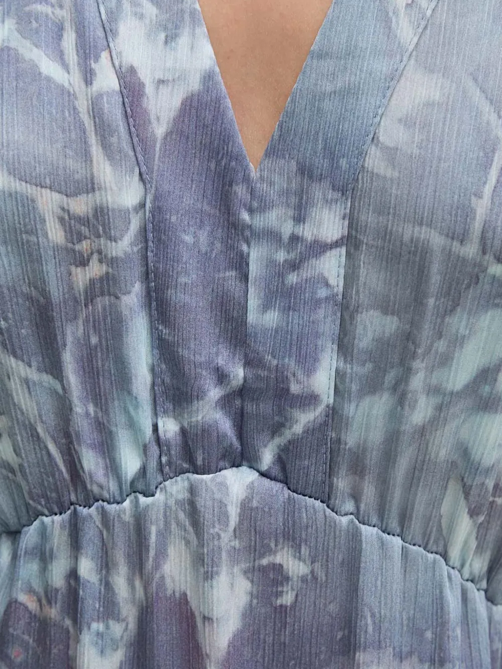 Sandro Ferrone Jurk met bloemenprint Blauw