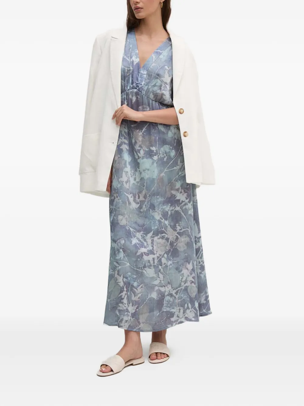 Sandro Ferrone floral-print midi dress | Day Dresses | Image 2