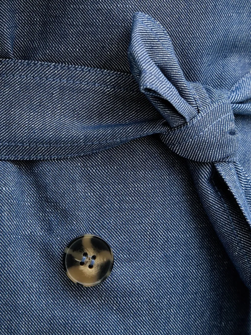 Sisley Trenchcoat met ceintuur Blauw