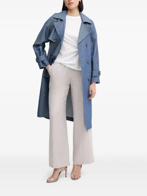 Sisley belted trench coat