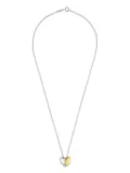 TOUS two-tone heart necklace - Silver