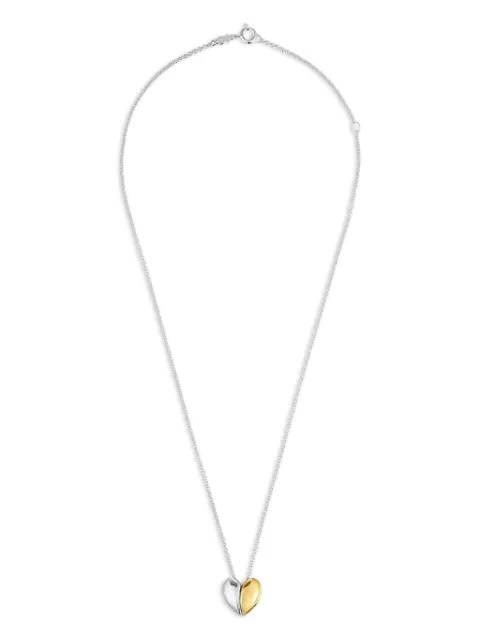 TOUS two-tone heart necklace