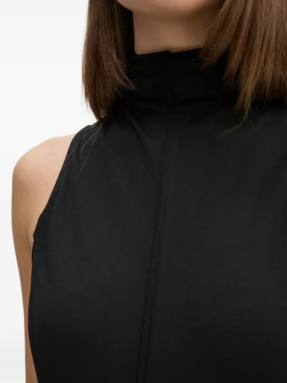 Sandro Ferrone Flared jurk Zwart