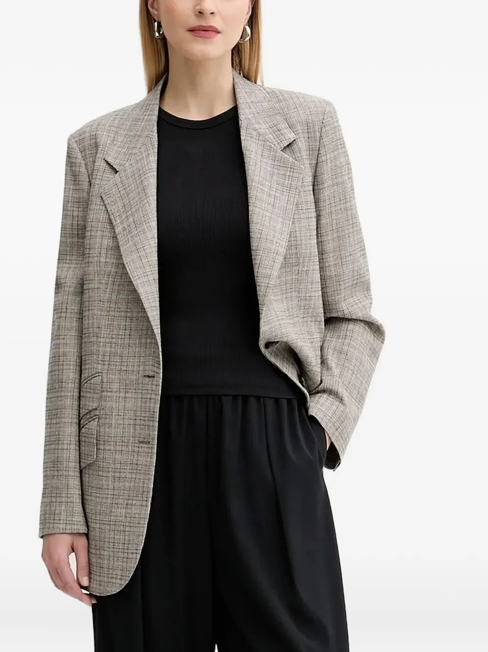 Ps By Paul Smith Single-breasted Blazer In Gray