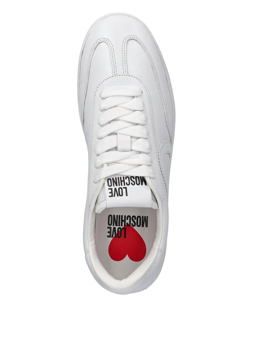 Love Moschino lace-up sneakers White