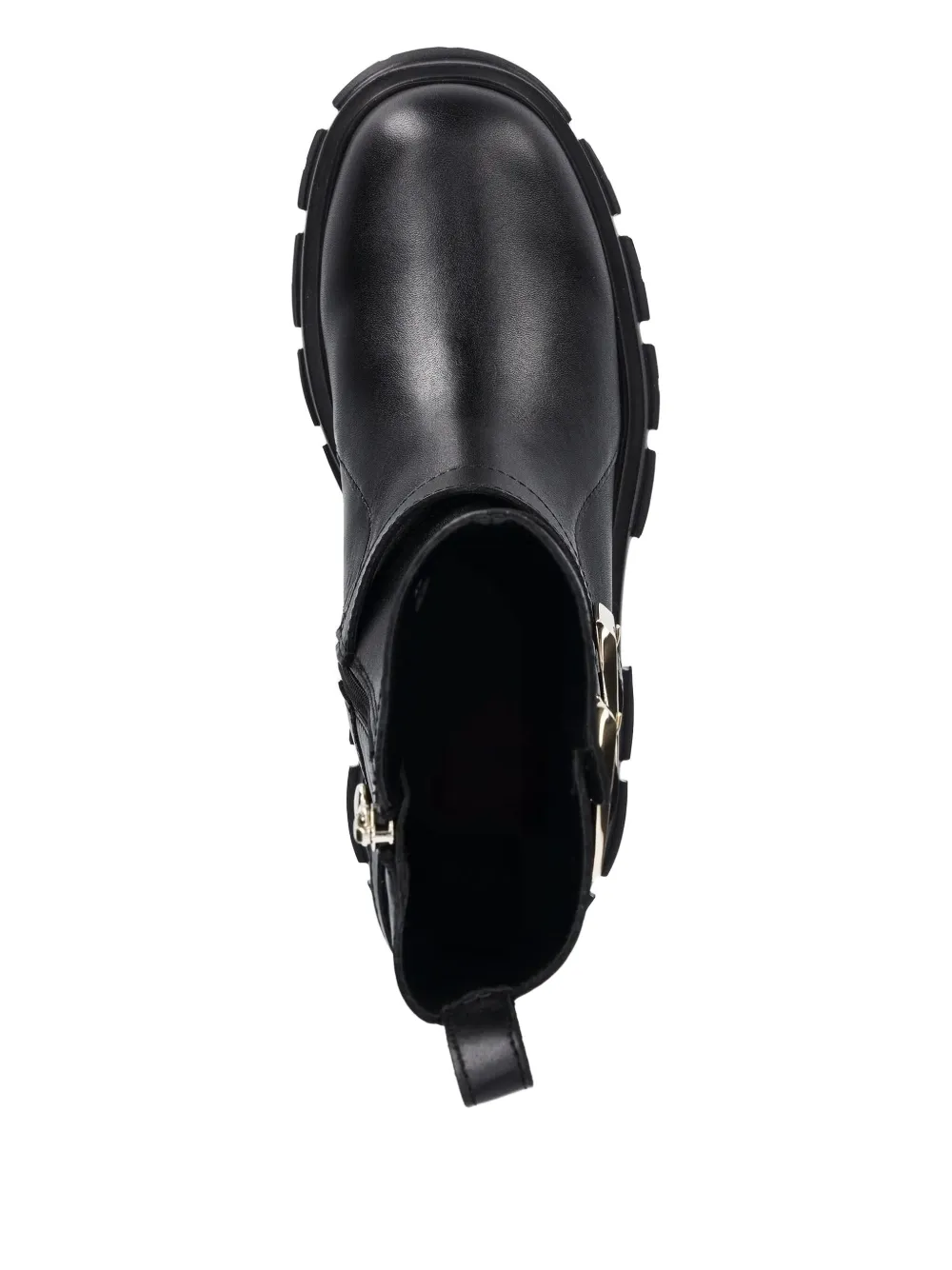 Love Moschino buckle-detail platform boots Black