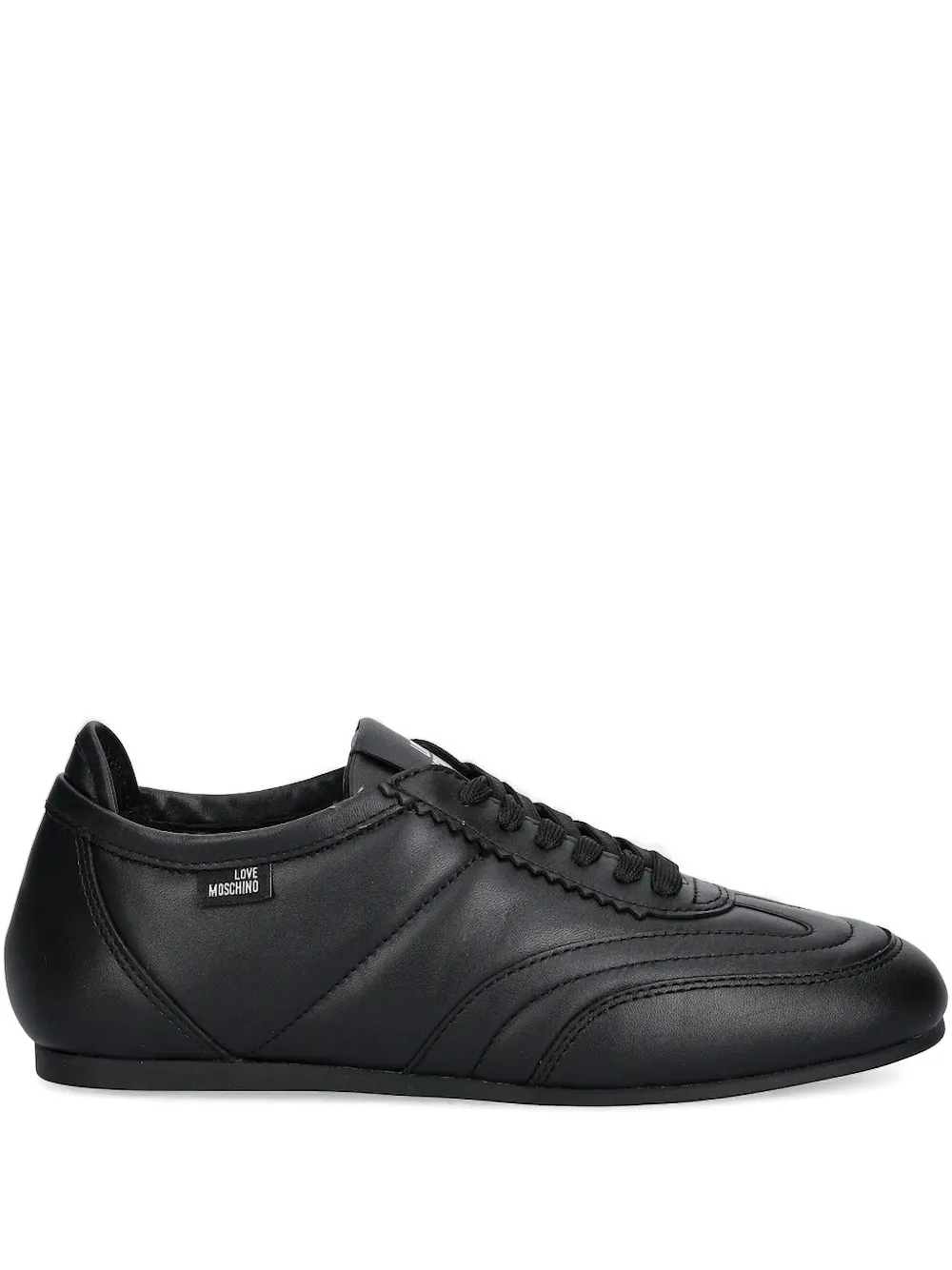Love Moschino lace-up sneakers Black