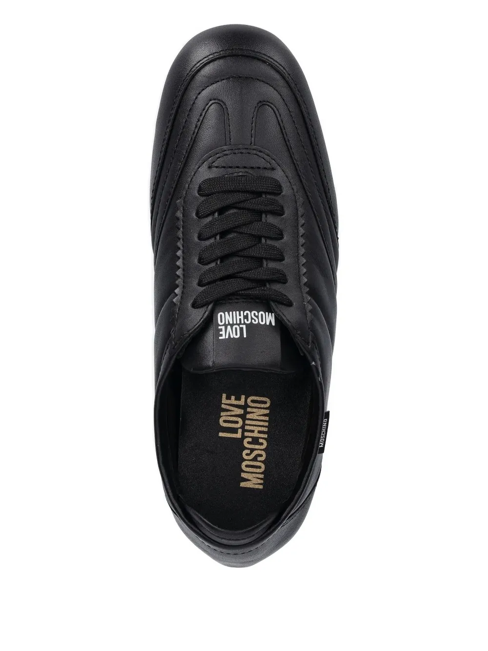 Love Moschino lace-up sneakers Black