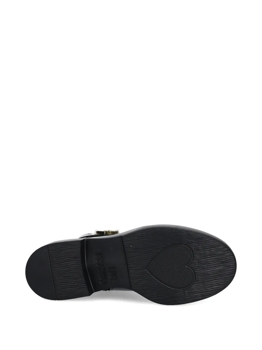 Love Moschino leather boots Black