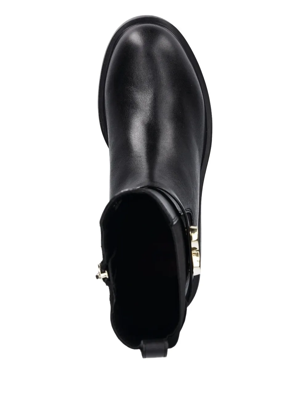Love Moschino leather boots Black