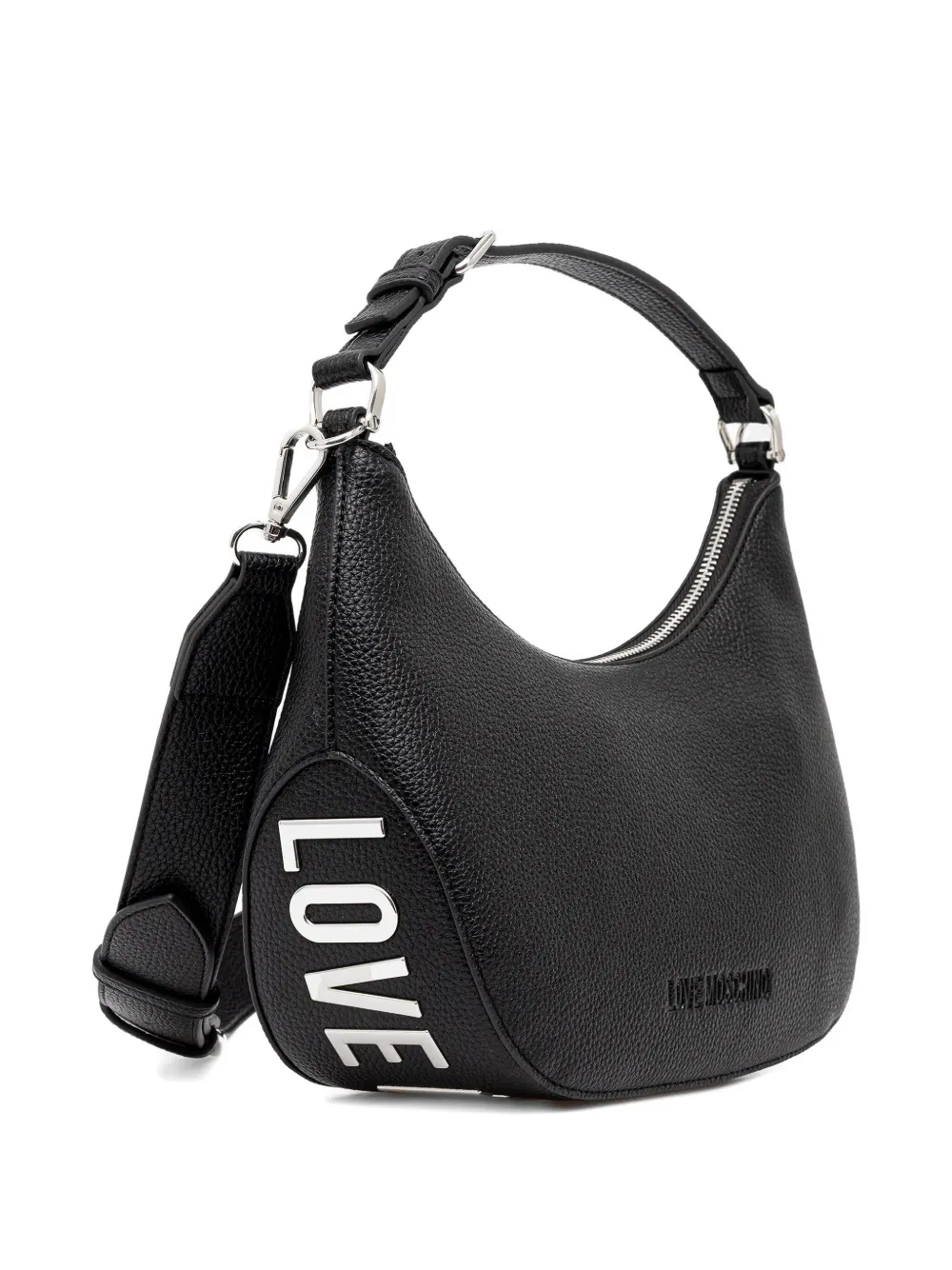 Love Moschino Crossbodytas met logoplakkaat Zwart