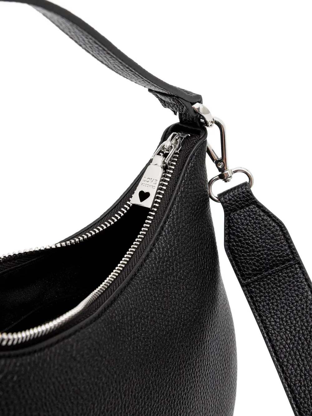 Love Moschino Crossbodytas met logoplakkaat Zwart