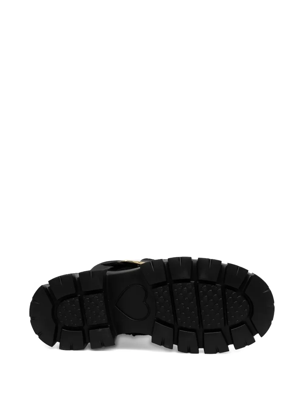 Love Moschino buckle knee-high boots Black