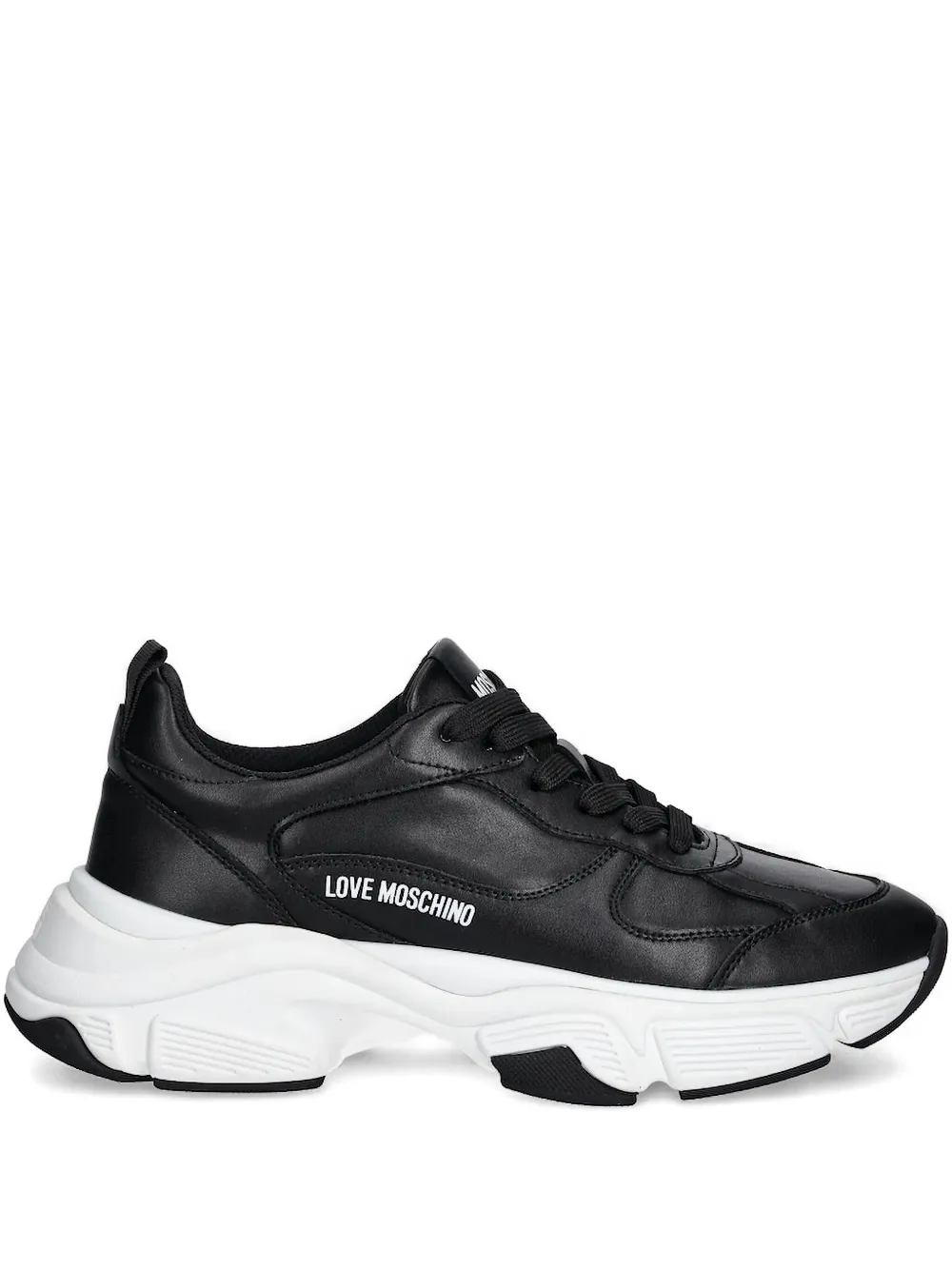 Love Moschino logo sneakers Black