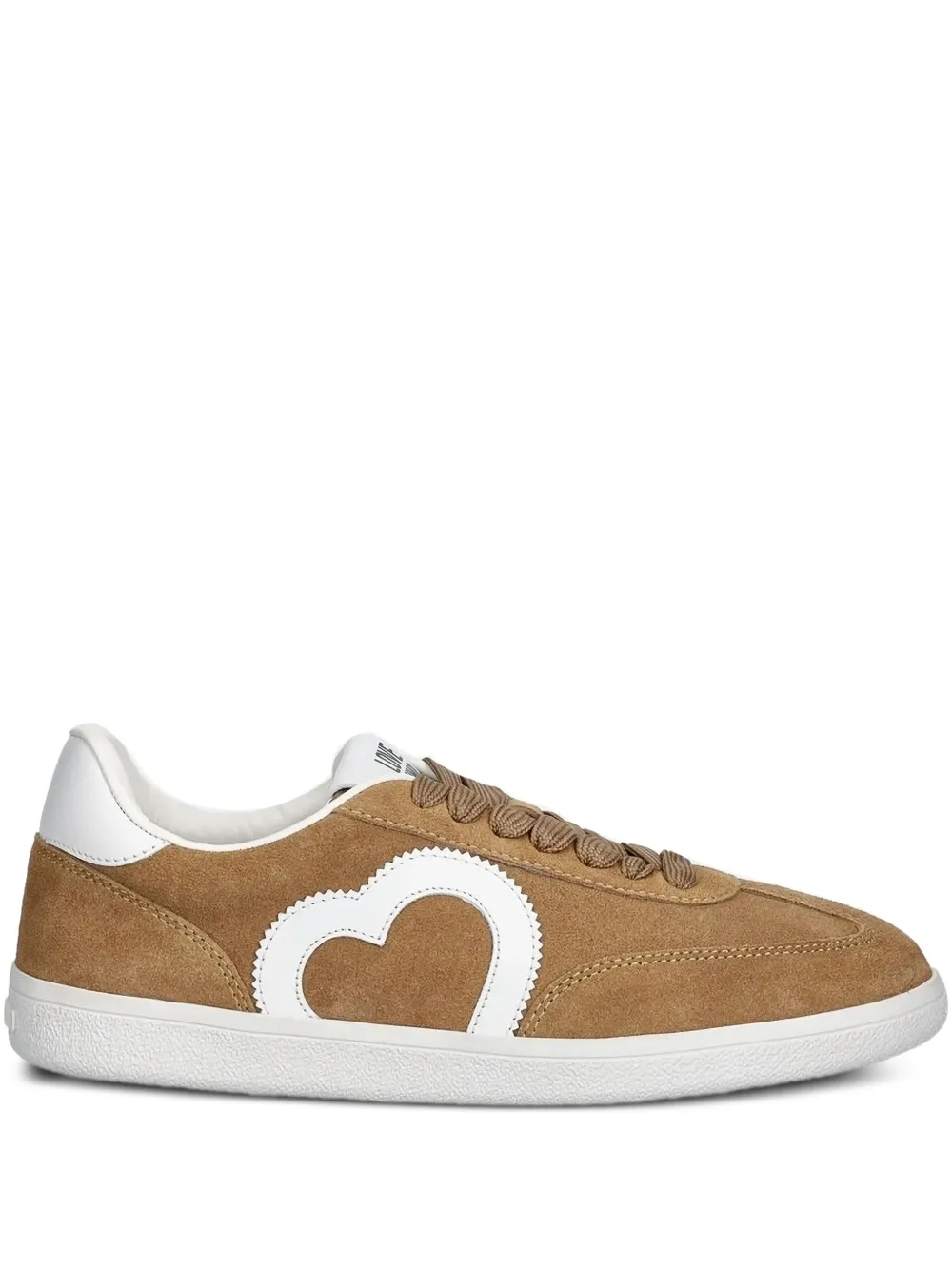 Love Moschino Heart suède sneakers Bruin