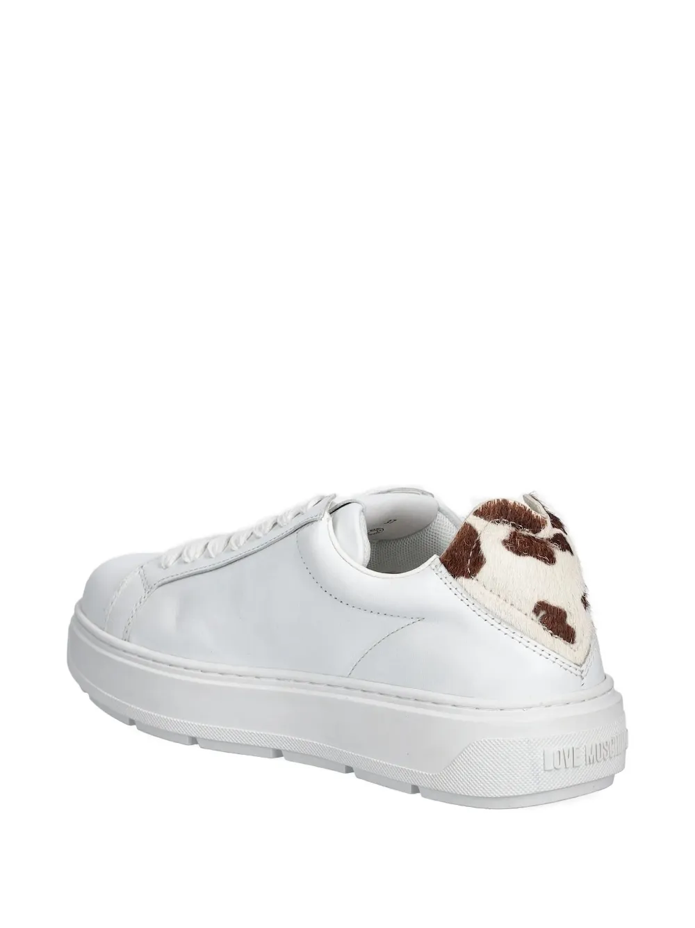 Love Moschino lace-up sneakers White