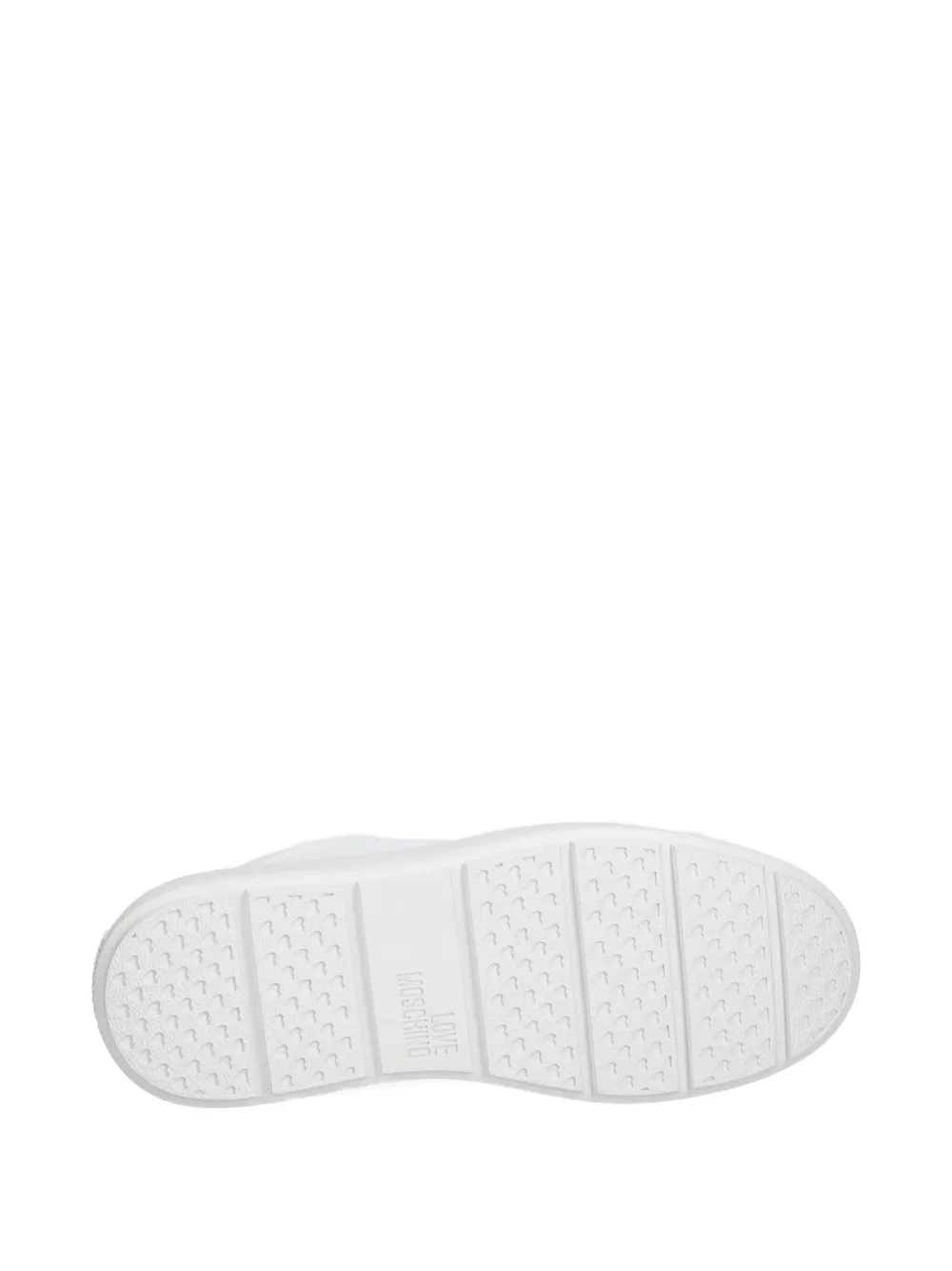 Love Moschino lace-up sneakers White