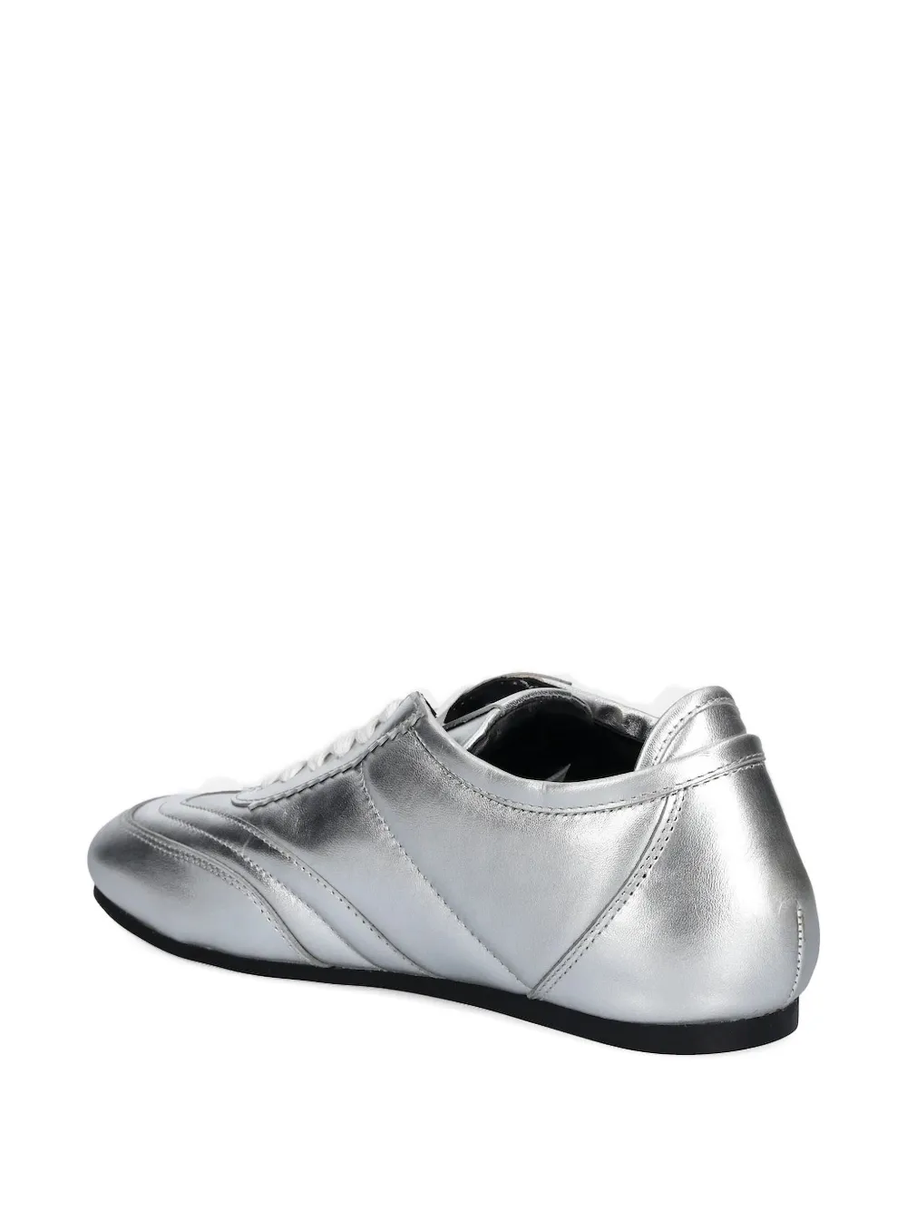 Love Moschino lace-up sneakers Silver