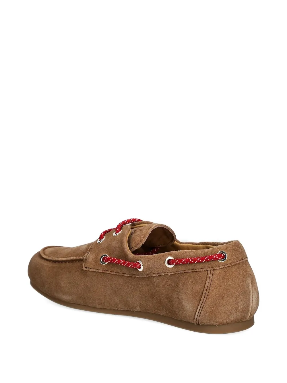 Love Moschino Suede Loafers In Brown