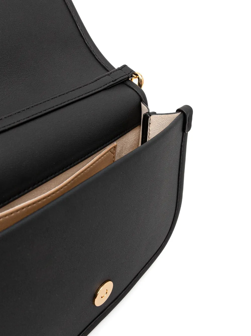 Love Moschino Schoudertas met logoplakkaat Zwart