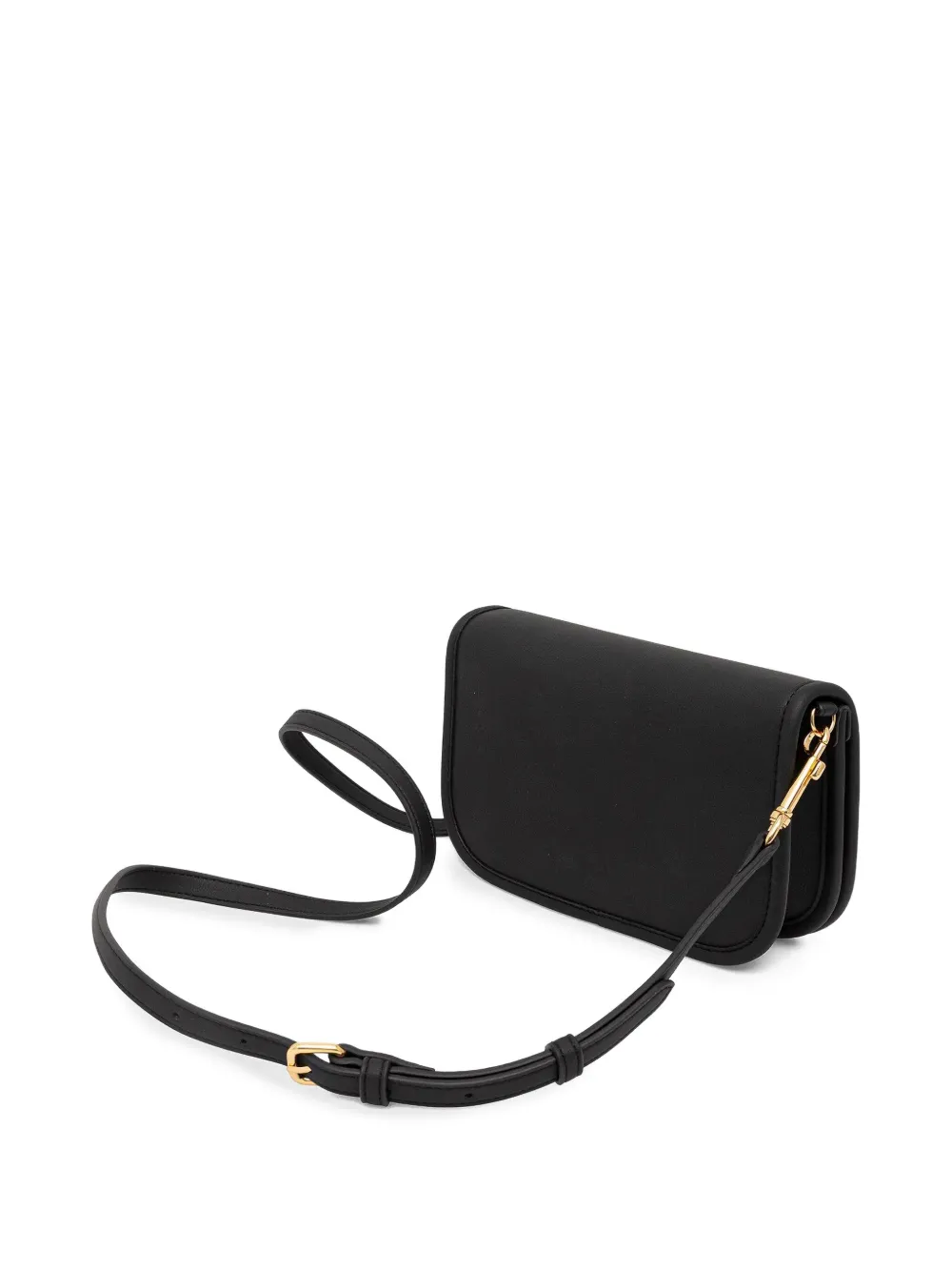 Love Moschino Schoudertas met logoplakkaat Zwart
