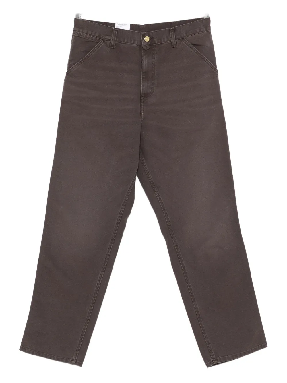 Carhartt WIP double-pocket cotton jeans | Brown | Image 1