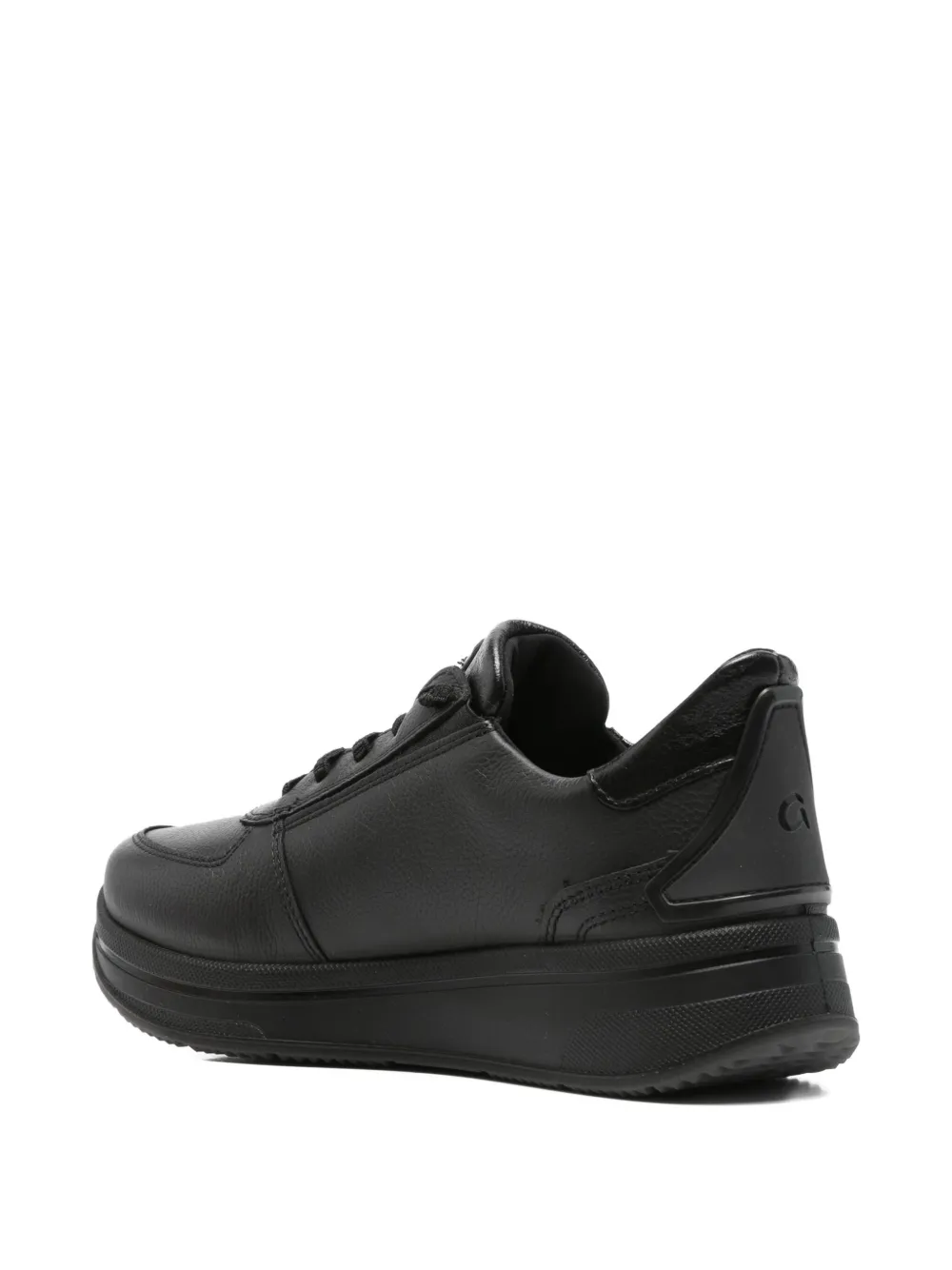 ARA leather lace-up sneakers Black