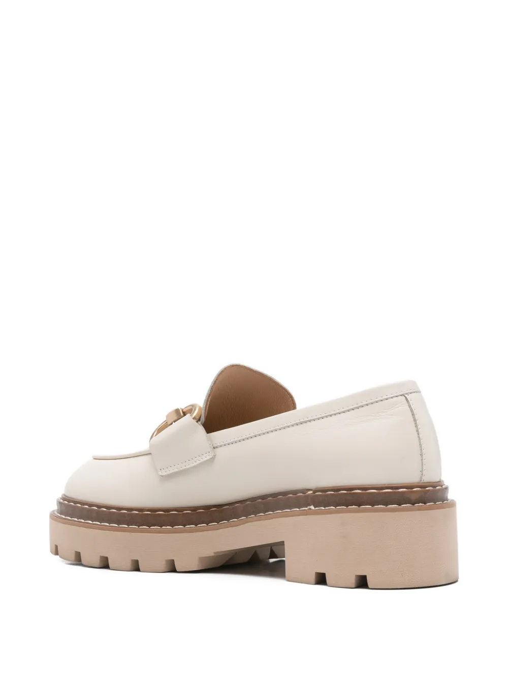 Vamsko 50mm Bea Lug-sole Loafers In Neutral
