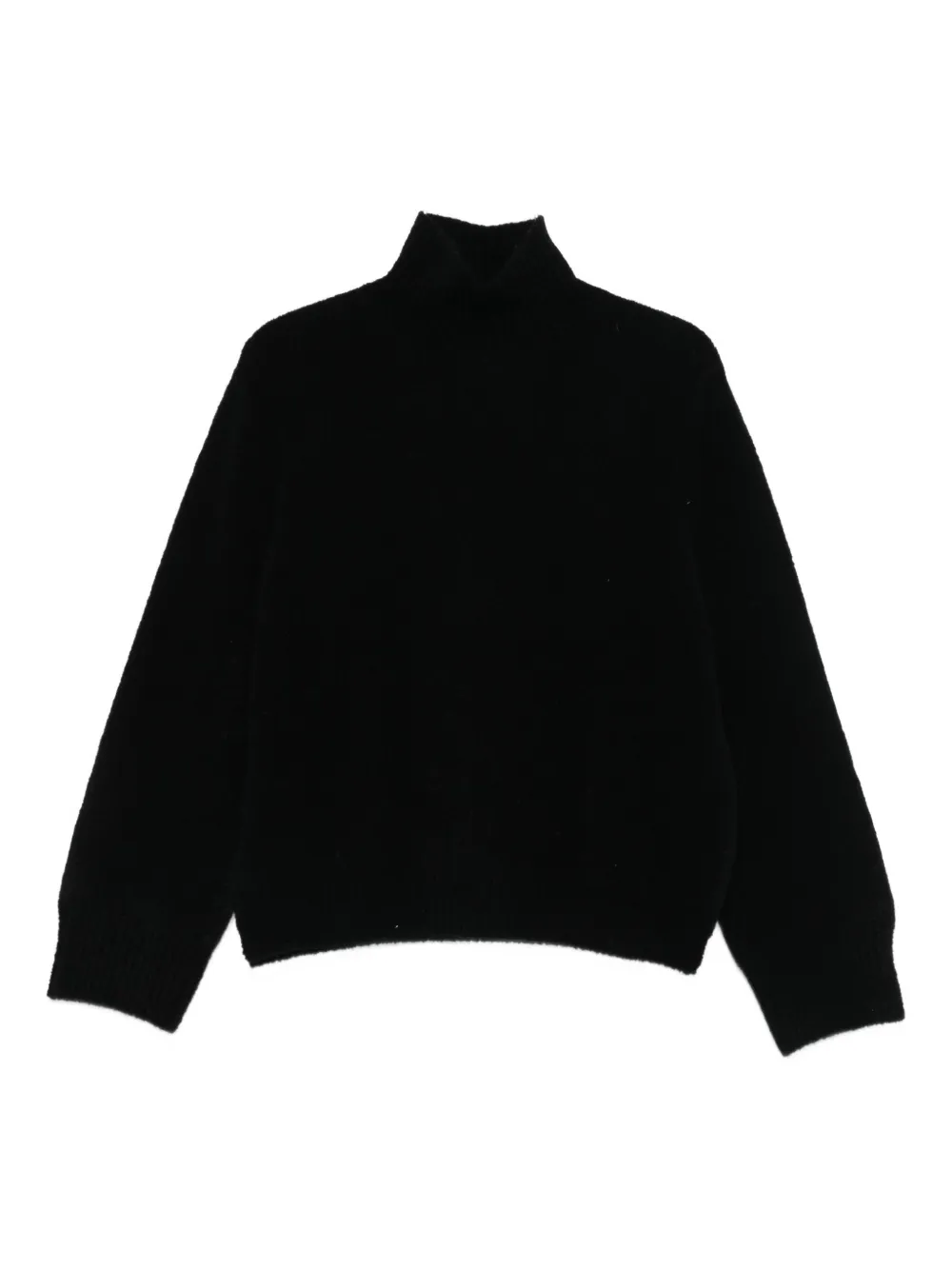 high-neck sweater