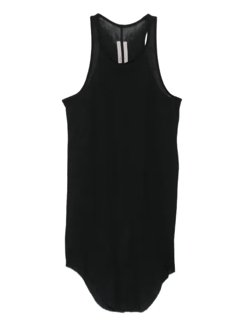 Rick Owens racer-back curved-hem top