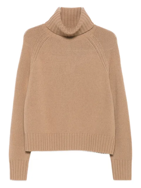 Allude jersey con manga raglán y cuello alto
