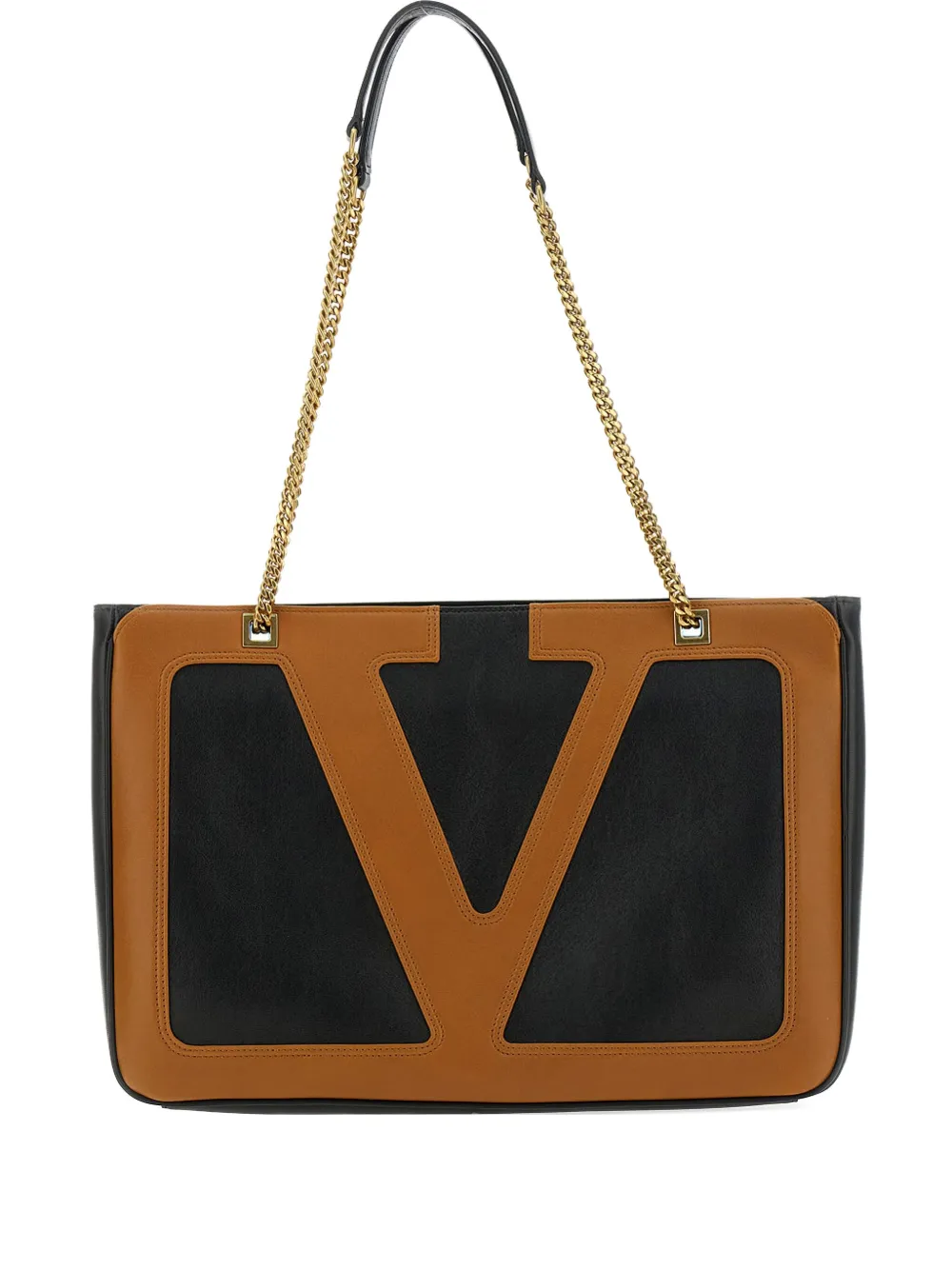 Valentino Garavani medium Viva Superstar leather tote bag Zwart