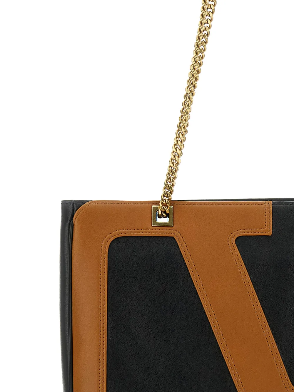 Valentino Garavani medium Viva Superstar leather tote bag Zwart