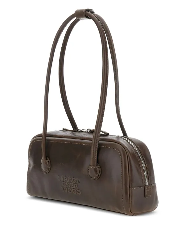 Marge Sherwood Soft pull-up Leather Shoulder Bag Brown FARFETCH IN