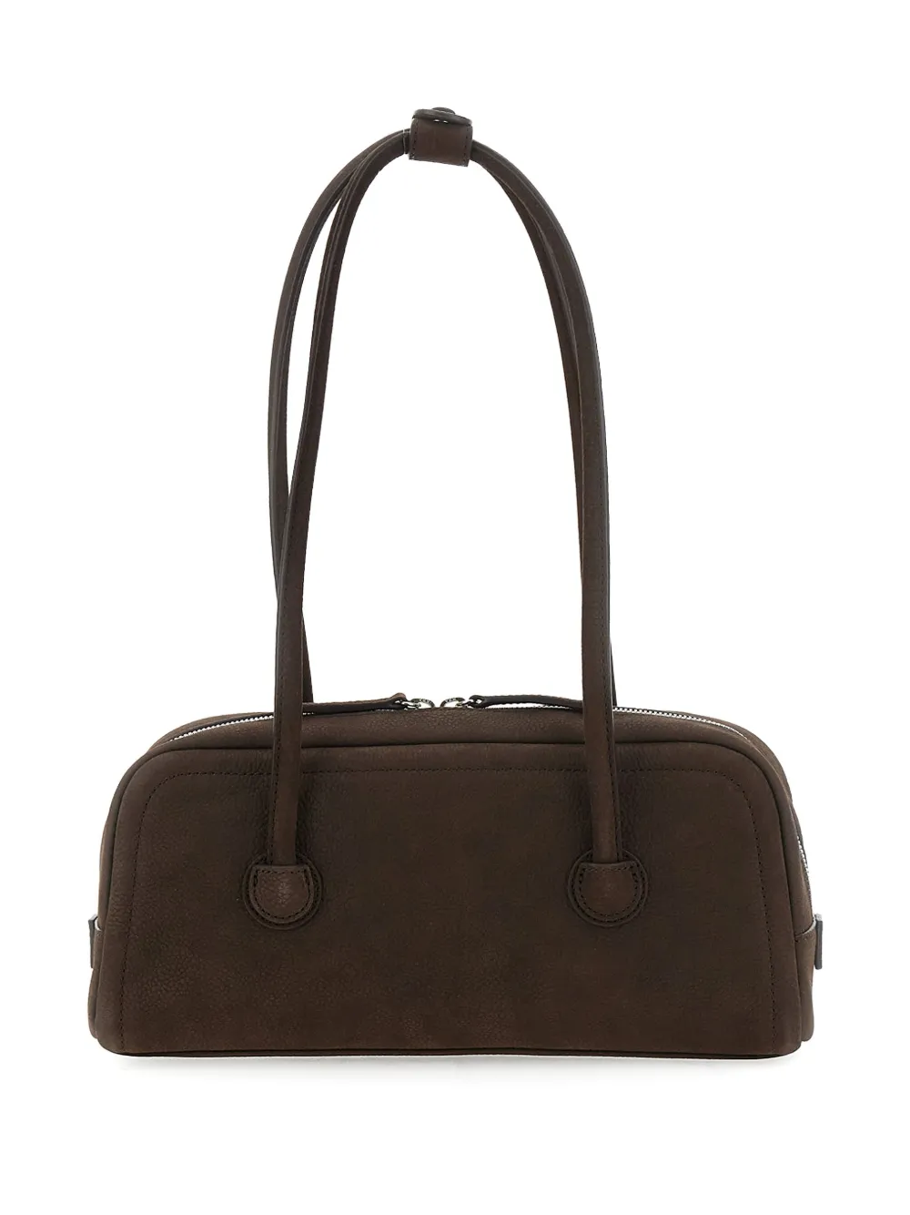 Marge Sherwood Soft leren tas met dubbele handgreep - Bruin
