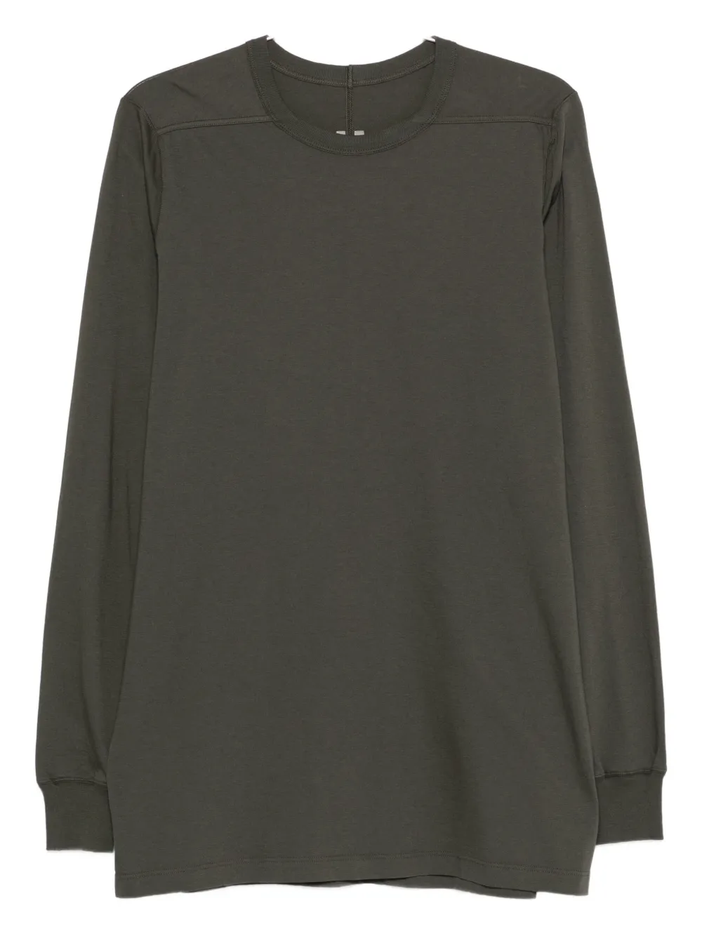 Rick Owens Long-sleeve Crew-neck T-shirt In Green
