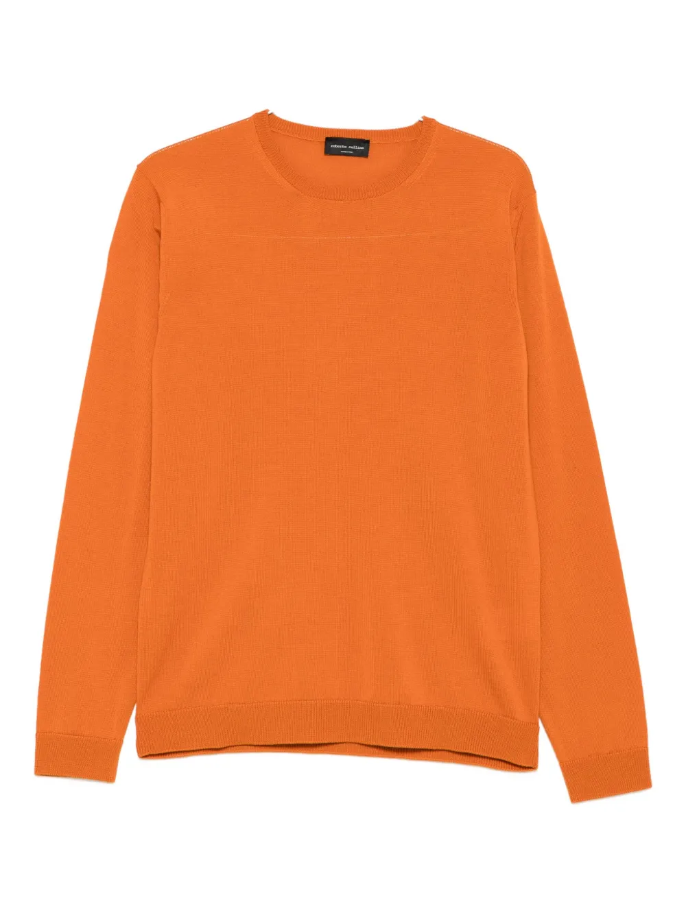Roberto Collina merino-wool crew-neck sweater - Arancione