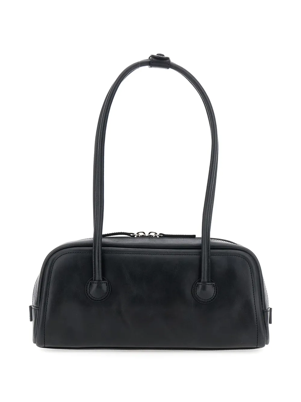 Marge Sherwood Soft tas met dubbele handgreep en rits - Zwart