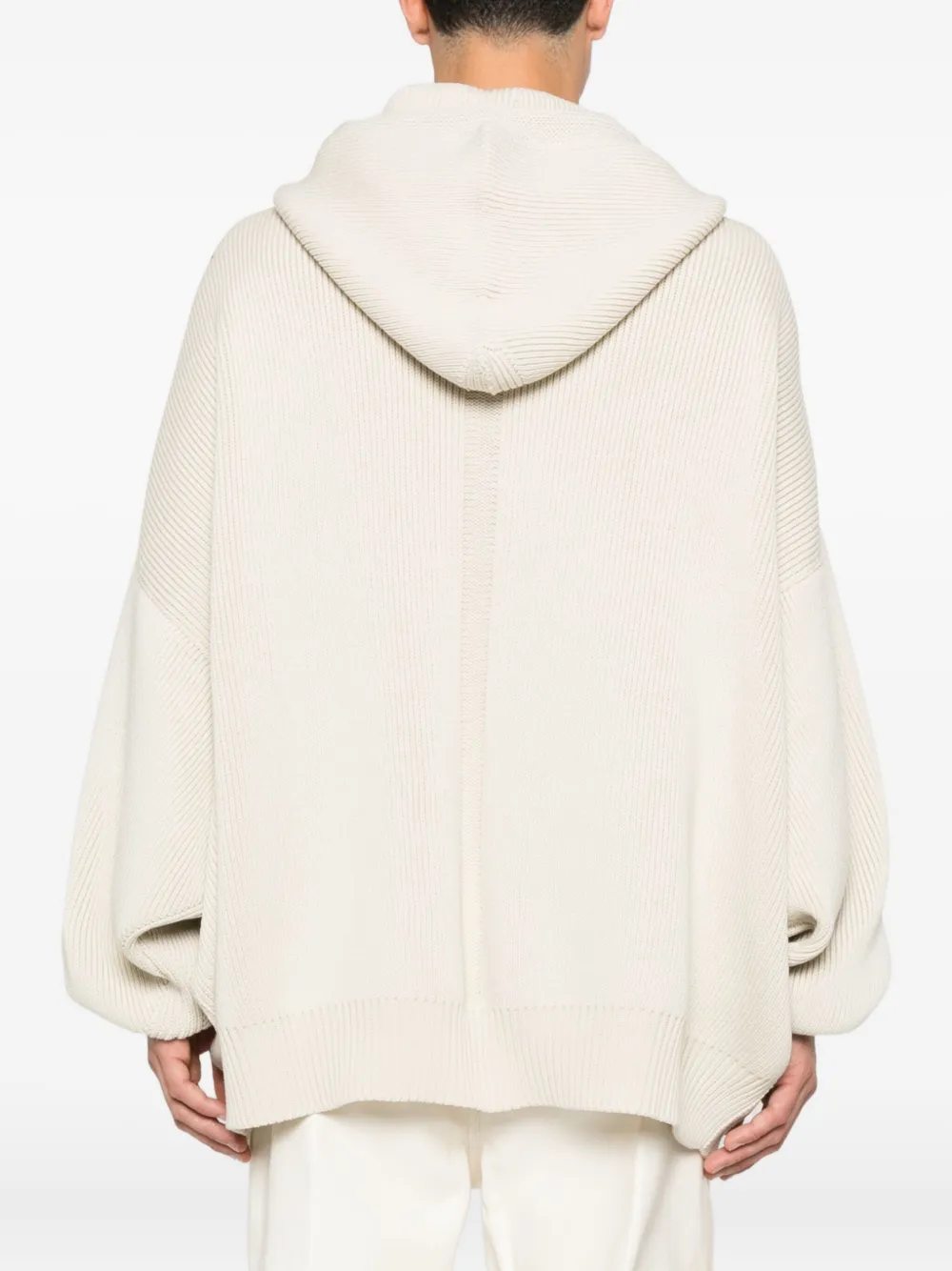 Rick Owens Hun hoodie met zak Beige