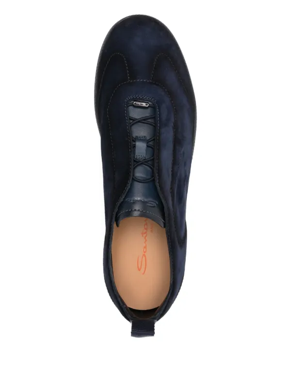 【SANTONI】スエード スリッポン スニーカー Santoni スエード スリッポン スニーカー | ニュートラル