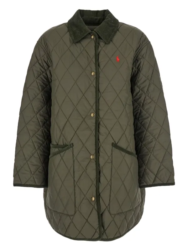 Polo Ralph Lauren Quilted Barn Jacket in Green
