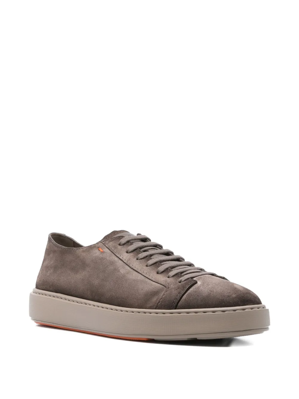 Santoni Lace-up Sneakers In Animal Print