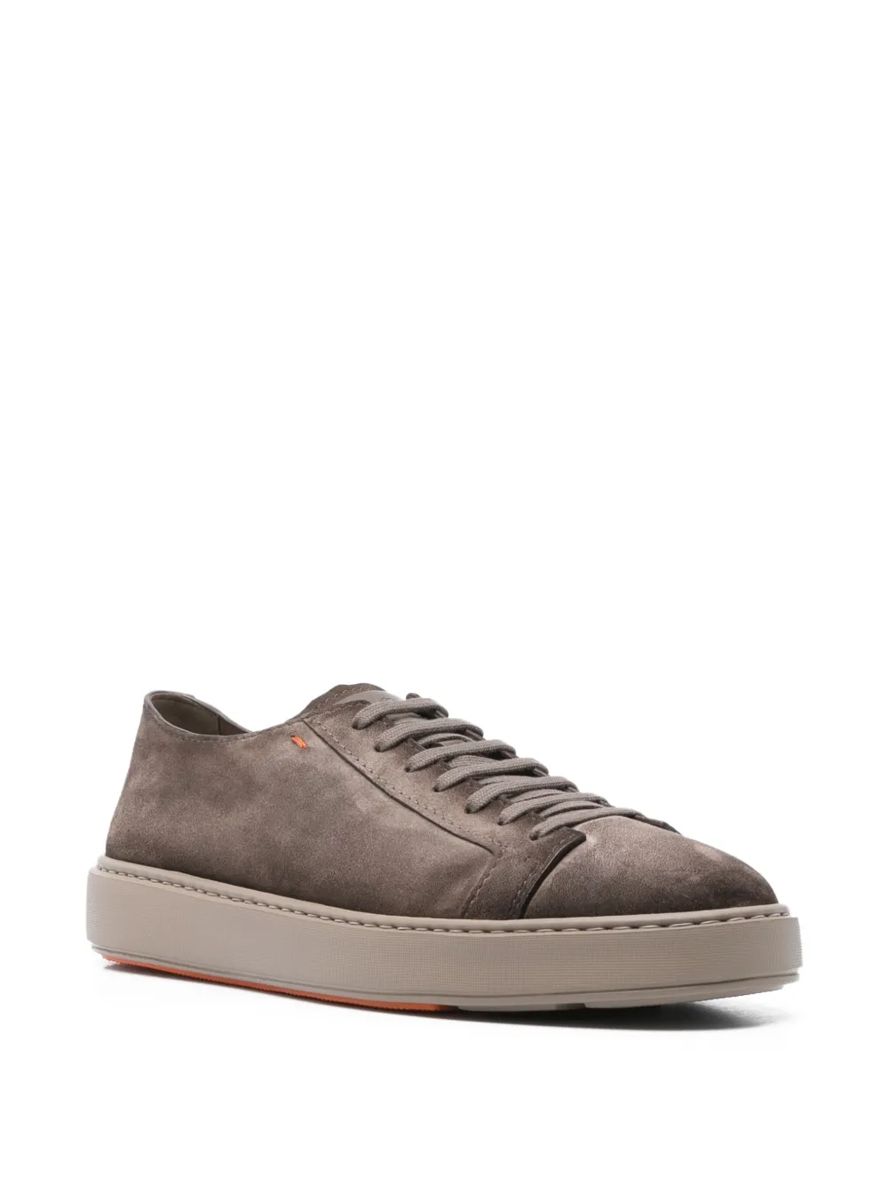 Santoni lace-up sneakers Brown