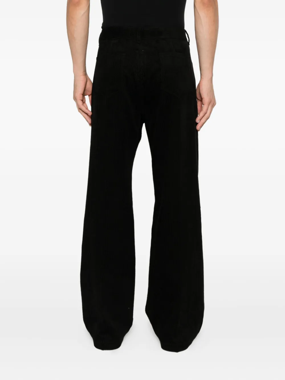 Rick Owens Ribfluwelen broek Zwart