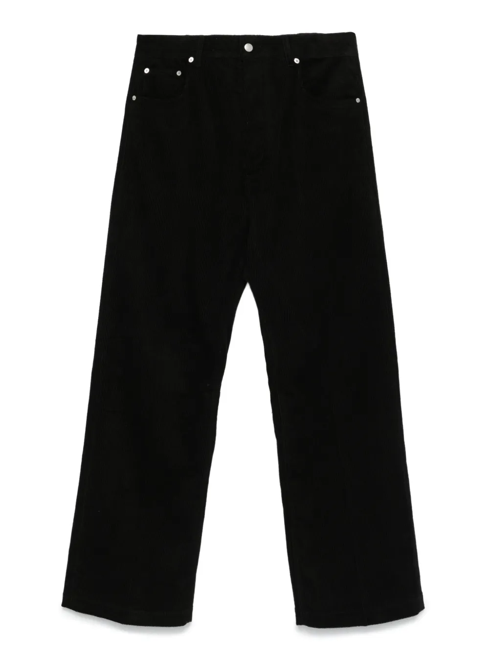 Rick Owens Ribfluwelen broek Zwart