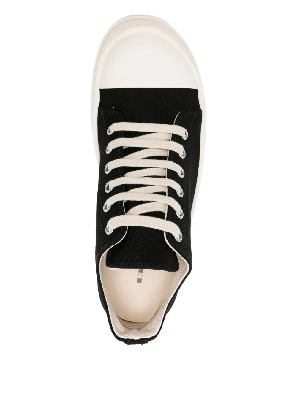 Rick Owens DRKSHDW lace-up low-top sneakers Black